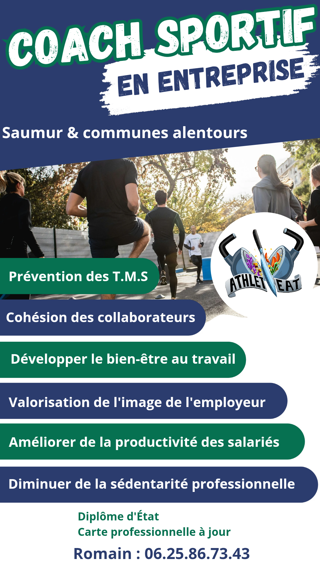 Coach sportif en entreprise - ATHLET-EAT